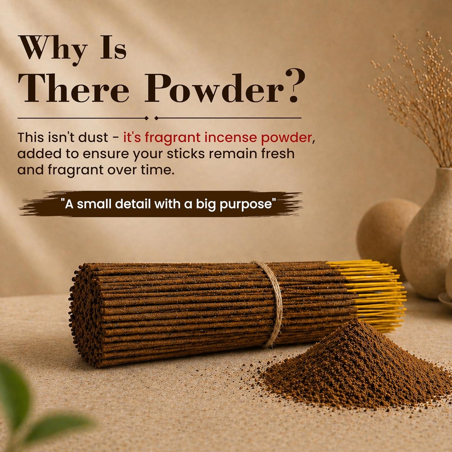 Pure Cinnamon Incense, 100 Insence Sticks, No Charcoal Clean Burning Stick Inscent, 100% Natural Organic Non Toxic, Sustainably Harvested, Spiritual Healing Positive Vibes Incense