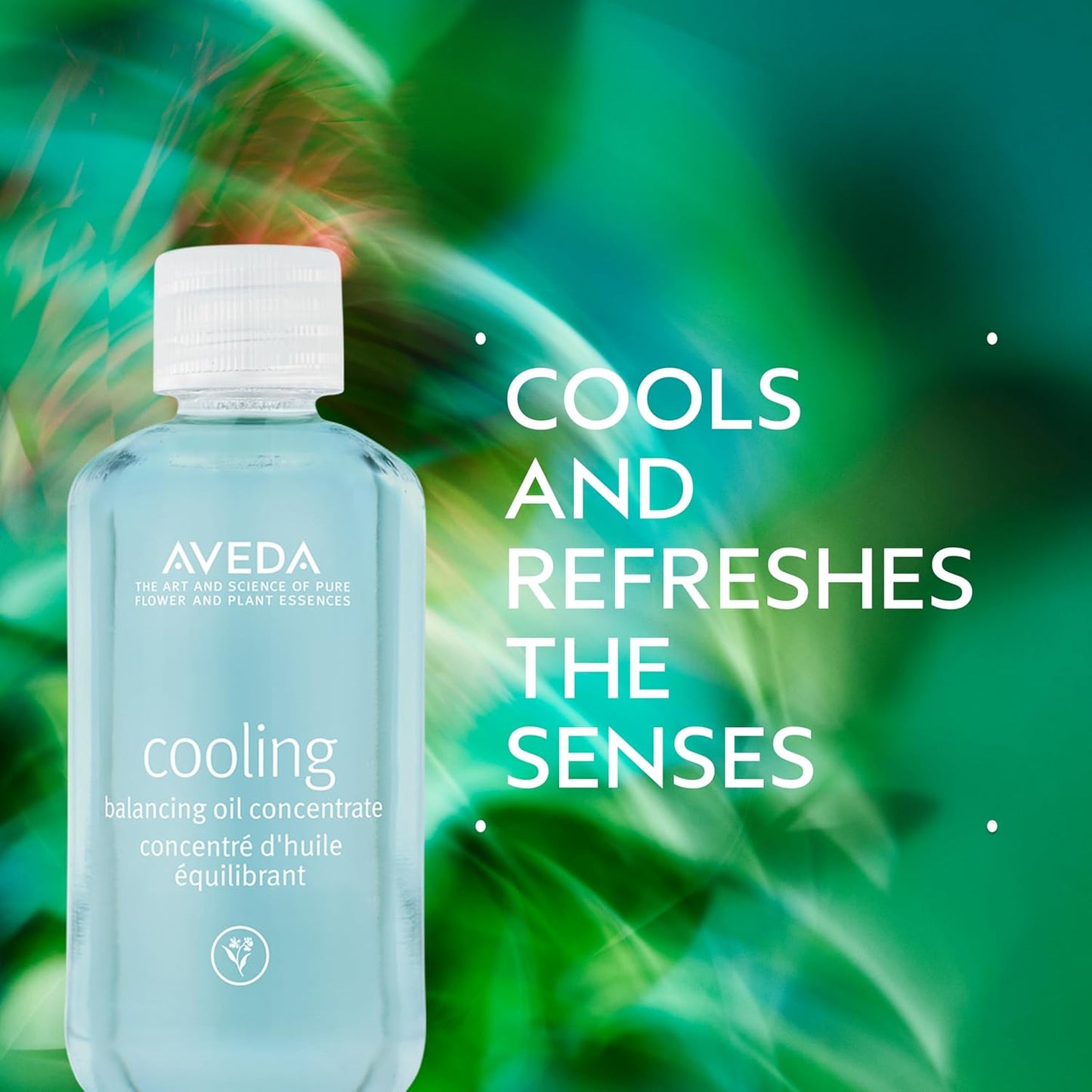 Aveda Cooling Balancing Oil Concentrate | Massage Into Sore, Achy Muscles | with Certified Organic Peppermint, Blue Chamomile | Naturally Derived* Menthol