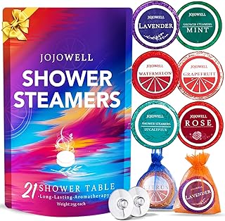 Shower Steamers Aromatherapy - 21Pcs Birthday Gifts for Women, Mom, Wife, Her, Best Friend, Daughter, Sister, Teens & Girlfriend, Self Care with Natural Essential Oils Relaxation Home SPA Gift Set