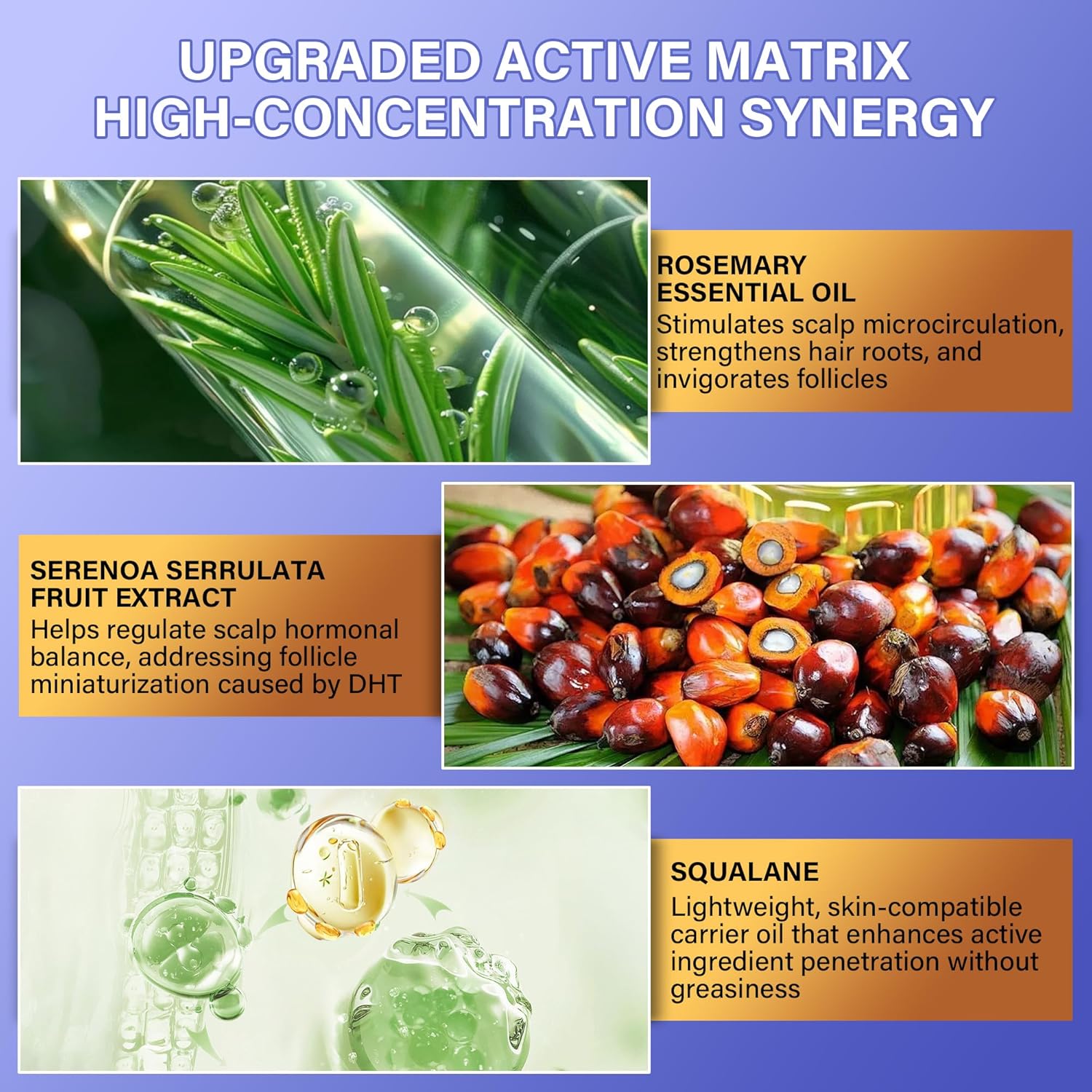 Rosemary Oil for Hair Growth: Hair Scalp Oil with Organic Rosemary Essential Oil, Upgraded Plant-Based Formula to Invigorate Follicles Strengthen Roots and Reduce Loss & Bald Patches