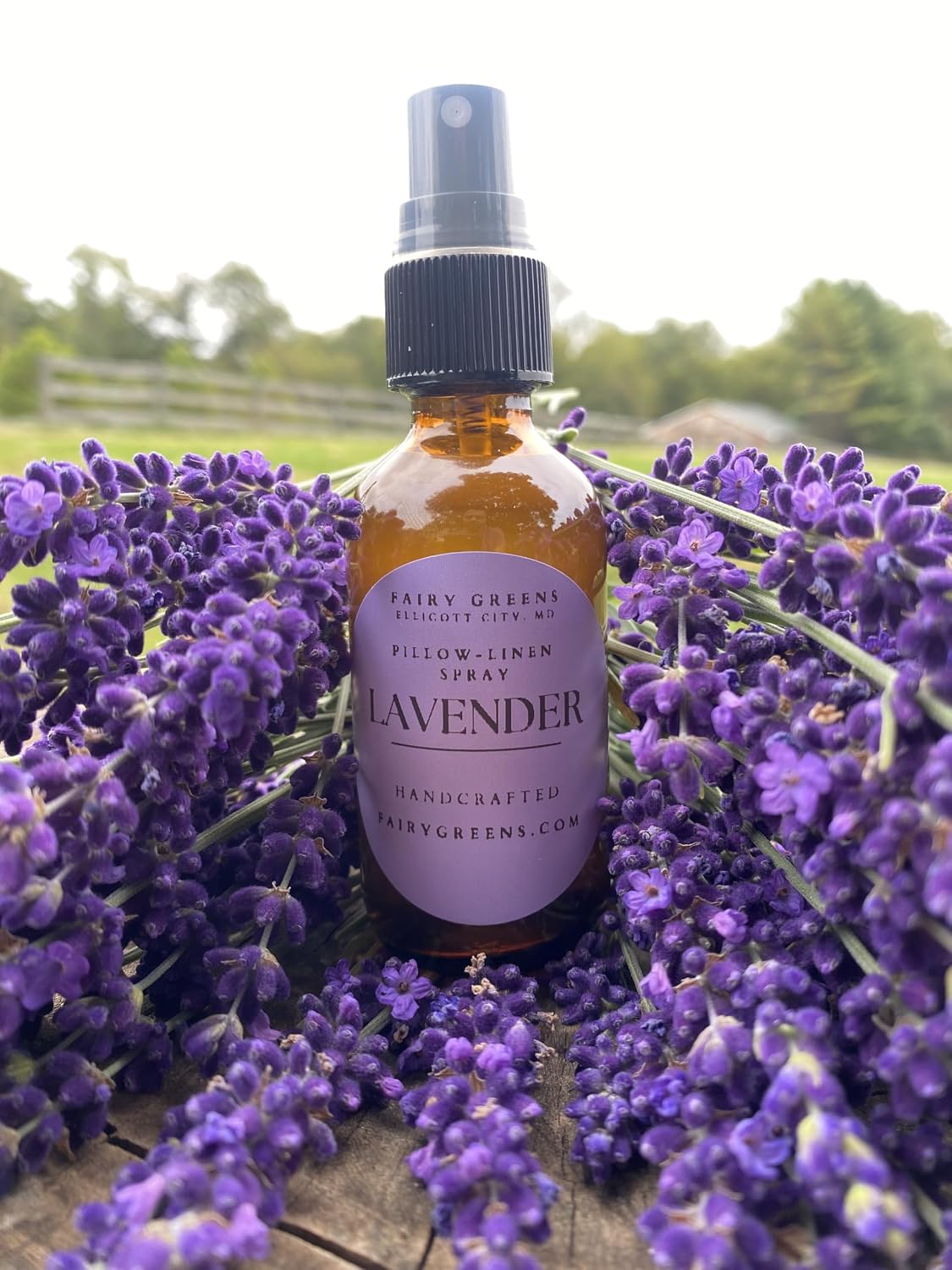 Lavender Pillow Spray – 2oz All-Natural Sleep Mist with Pure Essential Oils | Handcrafted Calming Room & Linen Spray for Better Sleep | Made on Family Farm
