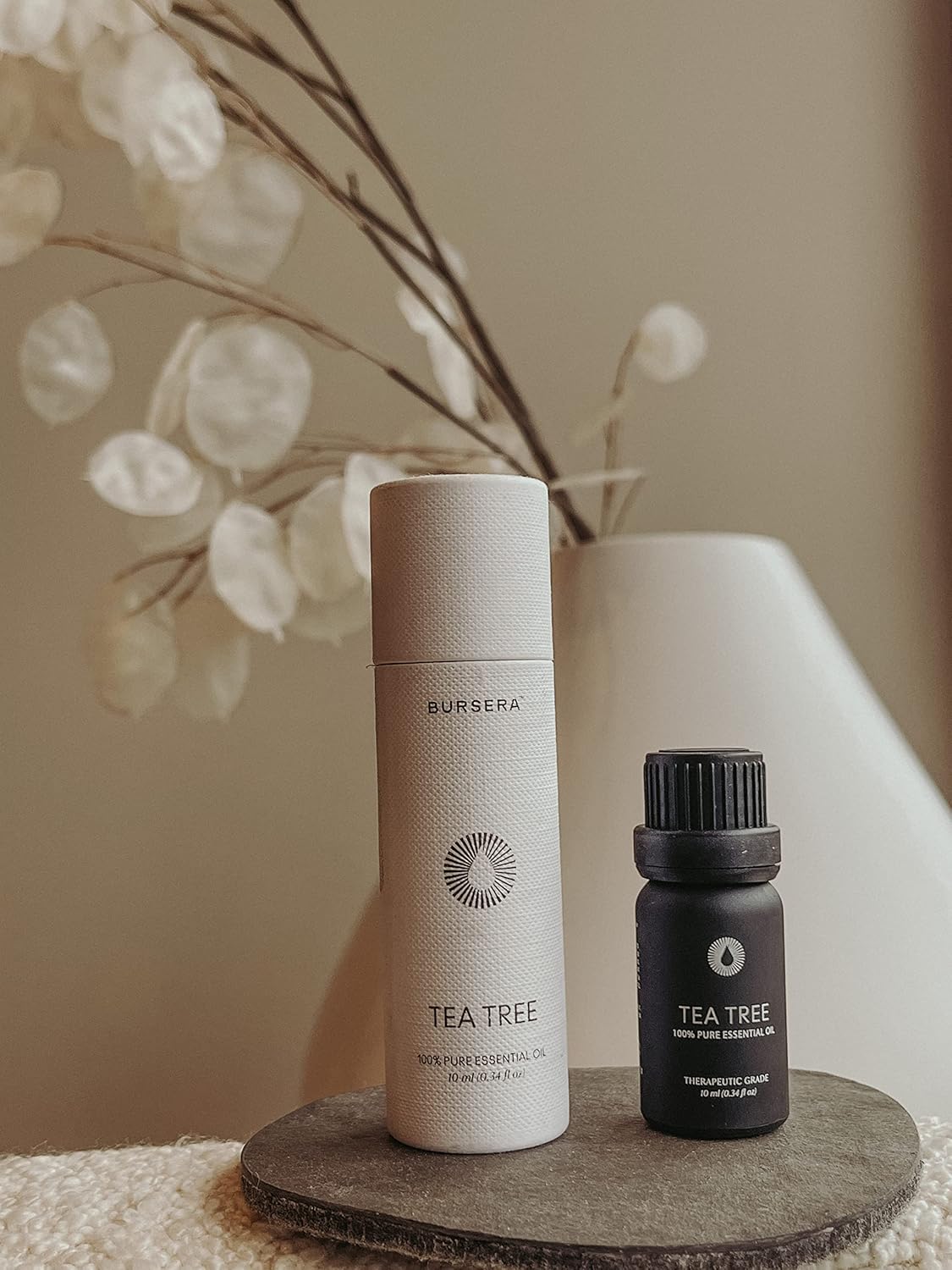 Bursera Tea Tree Essential Oil, Tree Planted with Every Order, 100% Pure Australian Tea Tree Oil, 10ml Undiluted High Grade Natural Tea Tree Oils for Diffuser, Shower, Skin and Aromatherapy