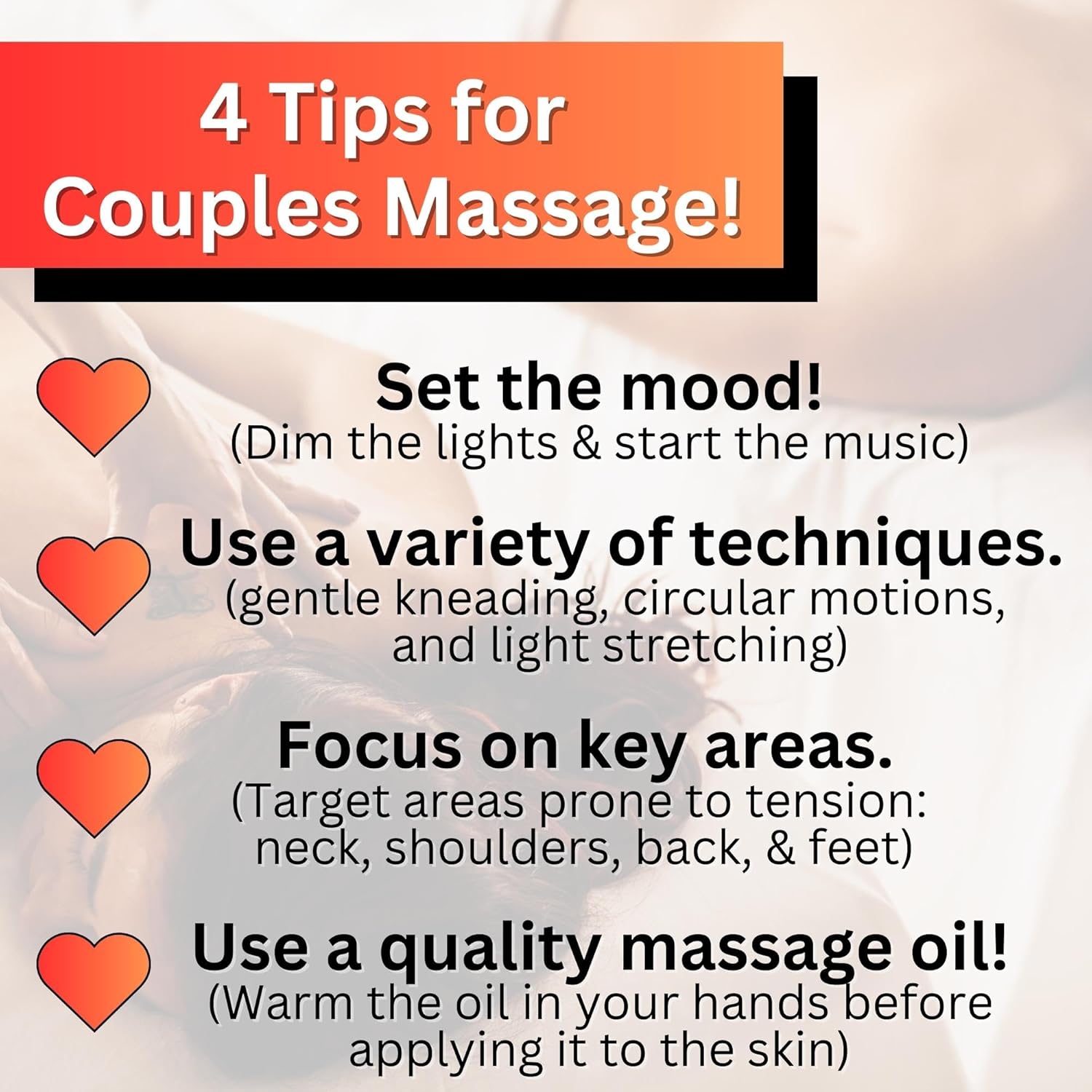 Desire Sensual Massage Oil for Date Night | Perfect for Couples | Hydrating Vanilla Body Oil | All Natural with Sweet Almond, Grapeseed & Jojoba for Smooth Glide 8oz