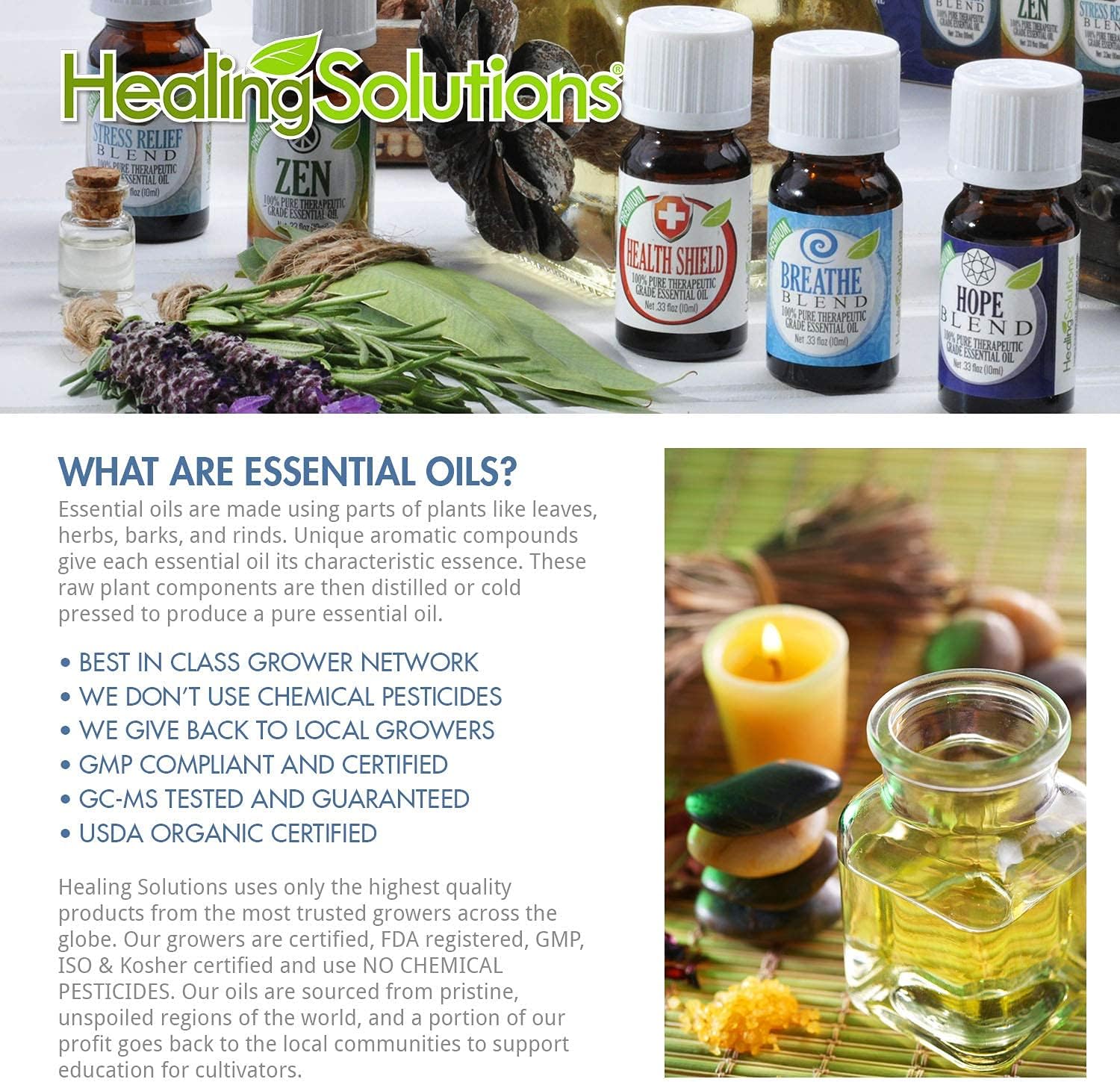 Healing Solutions Breathe Blend Essential Oil Therapeutic Grade – 30ml – Aromatherapy