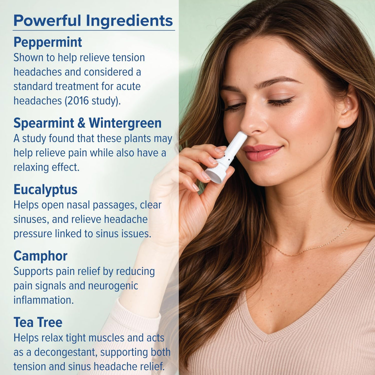 MOXE Migraine Rollon Stick &amp; Nasal Inhaler Stick, Headache &amp; Tension Relief