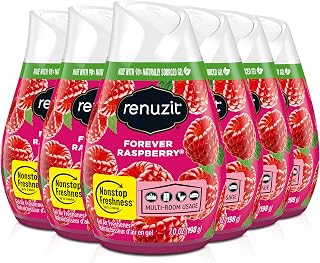 Renuzit Adjustable Air Freshener Gel, Forever Raspberry, 7 Ounces (6 Count)