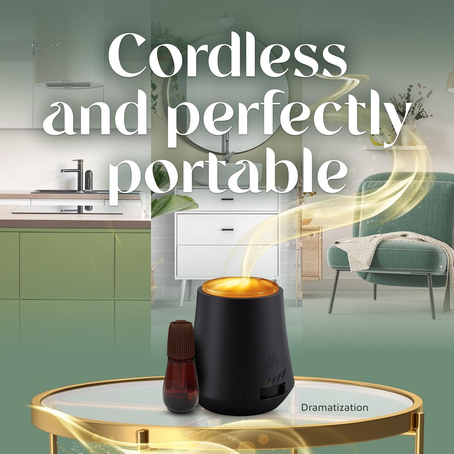 Air Wick Essential Mist Refill, 2 ct, Lush Honeysuckle & Raspberry, Essential Oils Diffuser, Air Freshener