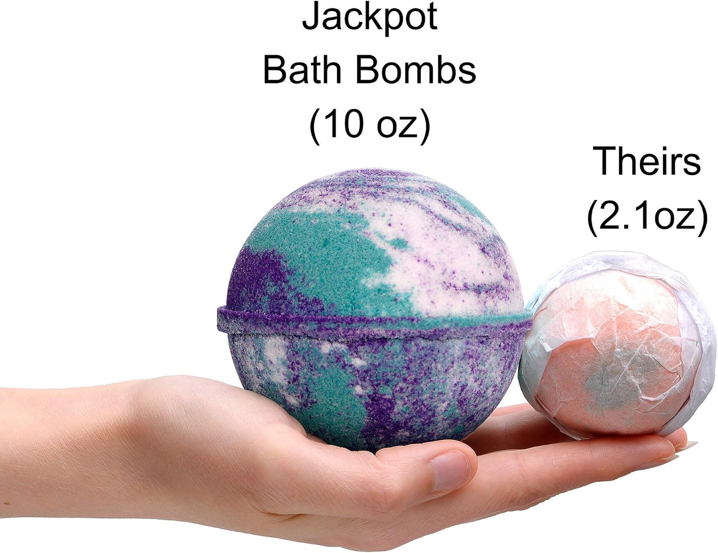 Bath Bomb with Surprise Ring Inside Mermaid Daydream Extra Large 10 oz. Made in USA (Suprise)