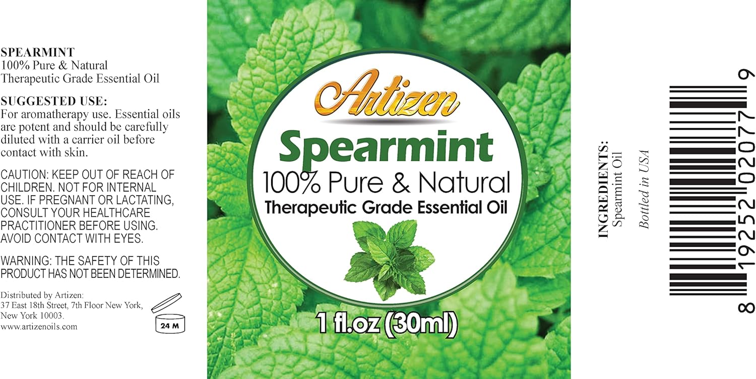 Artizen 30ml Oils - Spearmint Essential Oil - 1 Fluid Ounce