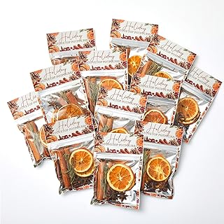 36 Pcs Christmas Potpourri Simmer Pot Kit Christmas Scent Stocking Gifts Holiday Stovetop Potpourri for Home Fragrance Housewarming Hostess Gift