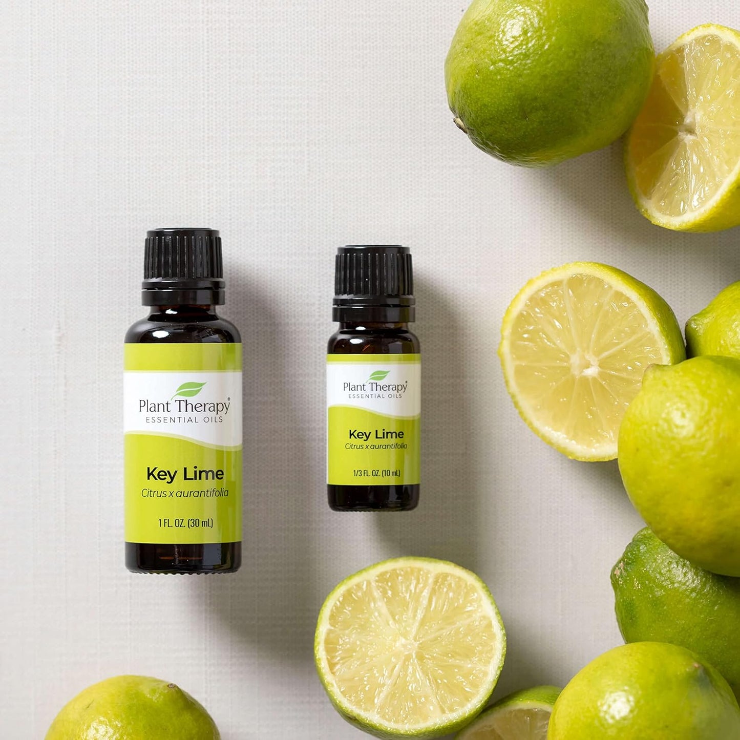 Plant Therapy Key Lime Essential Oil 10 mL (1 oz) 100% Pure, Undiluted, Natural Aromatherapy for Diffusion, is Uplifting and Energizing
