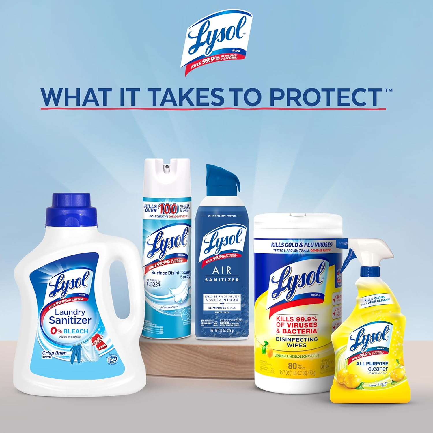 Lysol Air Sanitizer Spray with Bacterial Odor Eliminator for Home & Office, Sanitizing Air Spray, Air Freshener Alternative, White Linen Scent, 10 oz (Pack of 3)