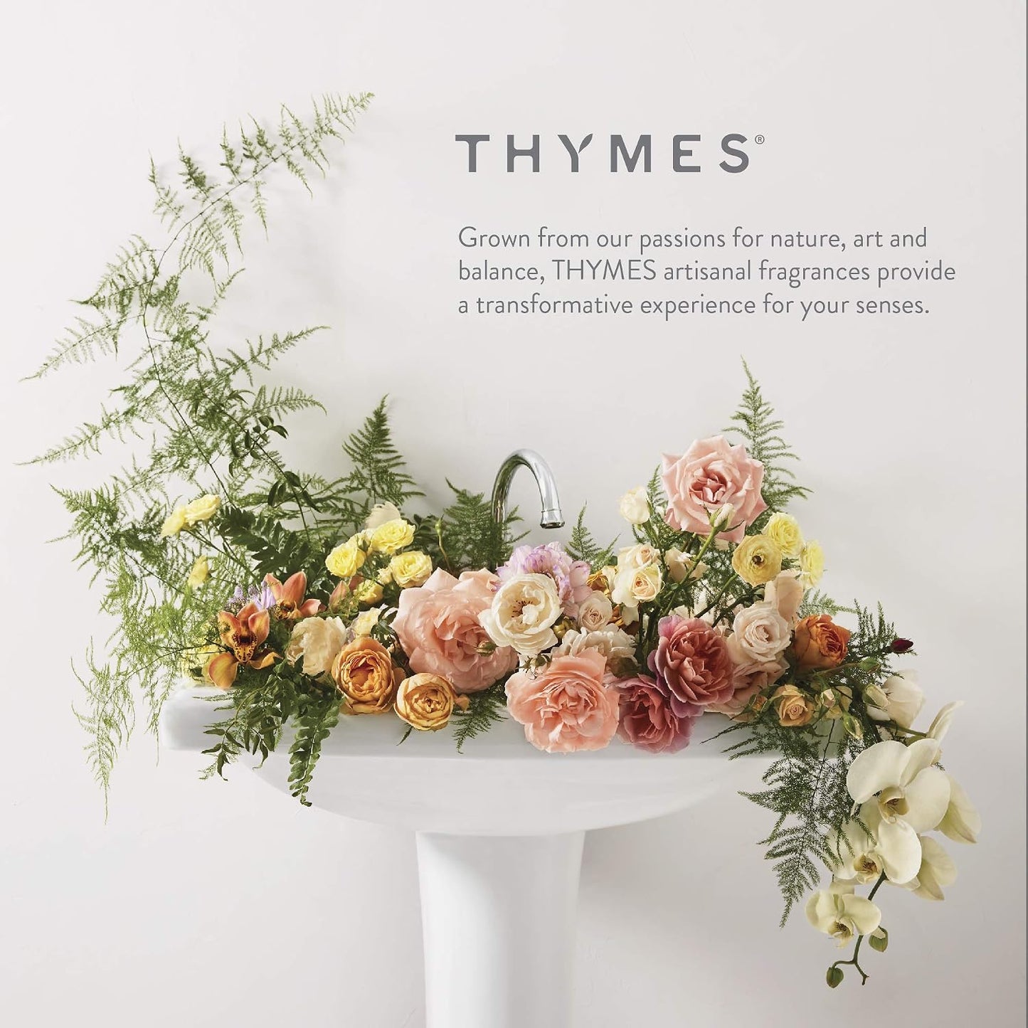 Thymes Home Fragrance Mist – Room Air Fresheners for Home Long Lasting – Air Freshener Spray – Premium Home Fragrance – Notes of Water Lily, Crips Driftwood, & Lemon Pulp (Aqua Coralline, 3 oz)