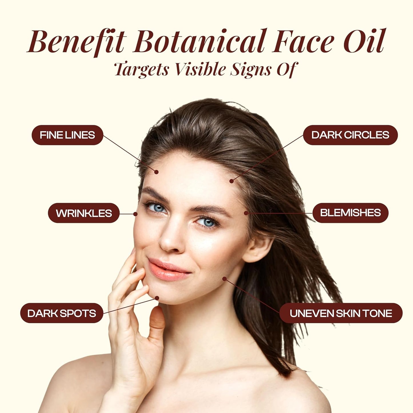LUSHÉ Botanical Face Oil with Argan, Jojoba, Rosehip & Vitamin E | K Beauty Skincare Facial Oil for Women | Lightweight Hydrating Glow, Moisturizing & Nourishing for All Skin Types – 30ml