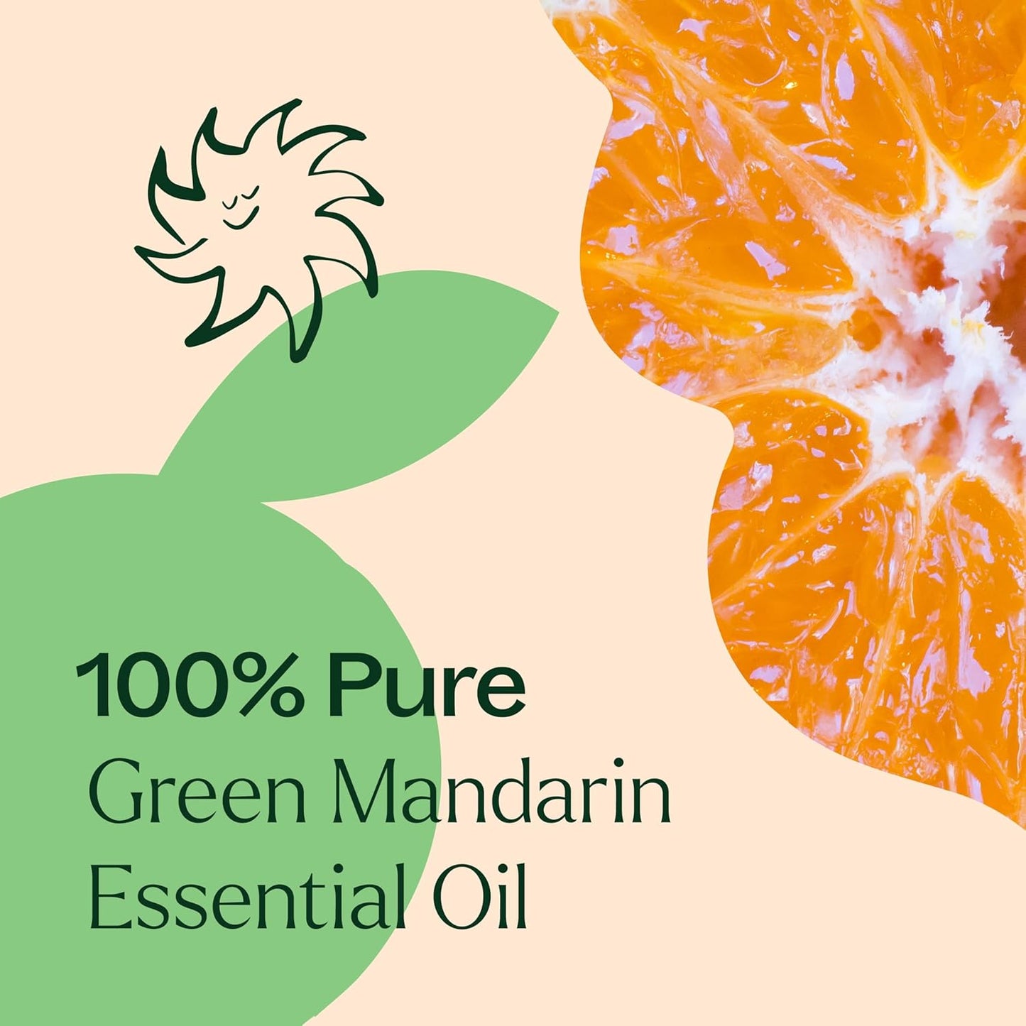Plant Therapy Green Mandarin Essential Oil 10 mL (1/3 oz) 100% Pure, Undiluted Essential Oil, Great Citrus Scent for Diffusers or DIYs
