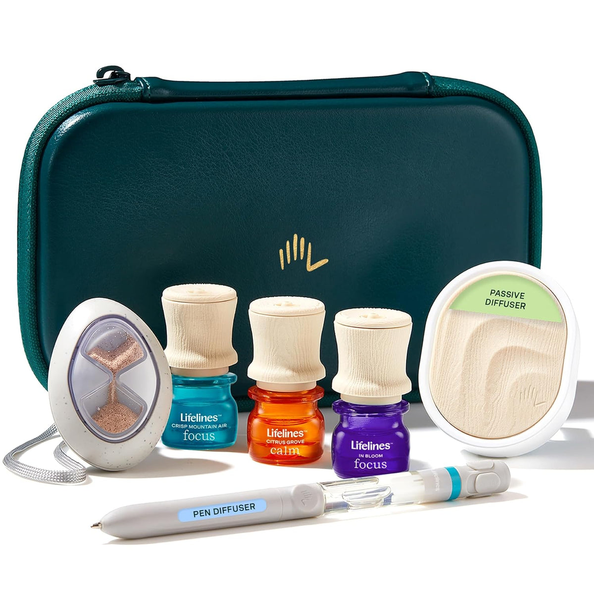 Lifelines Sensory Essentials Travel Set - Includes Everyday Aromatherapy Diffuser