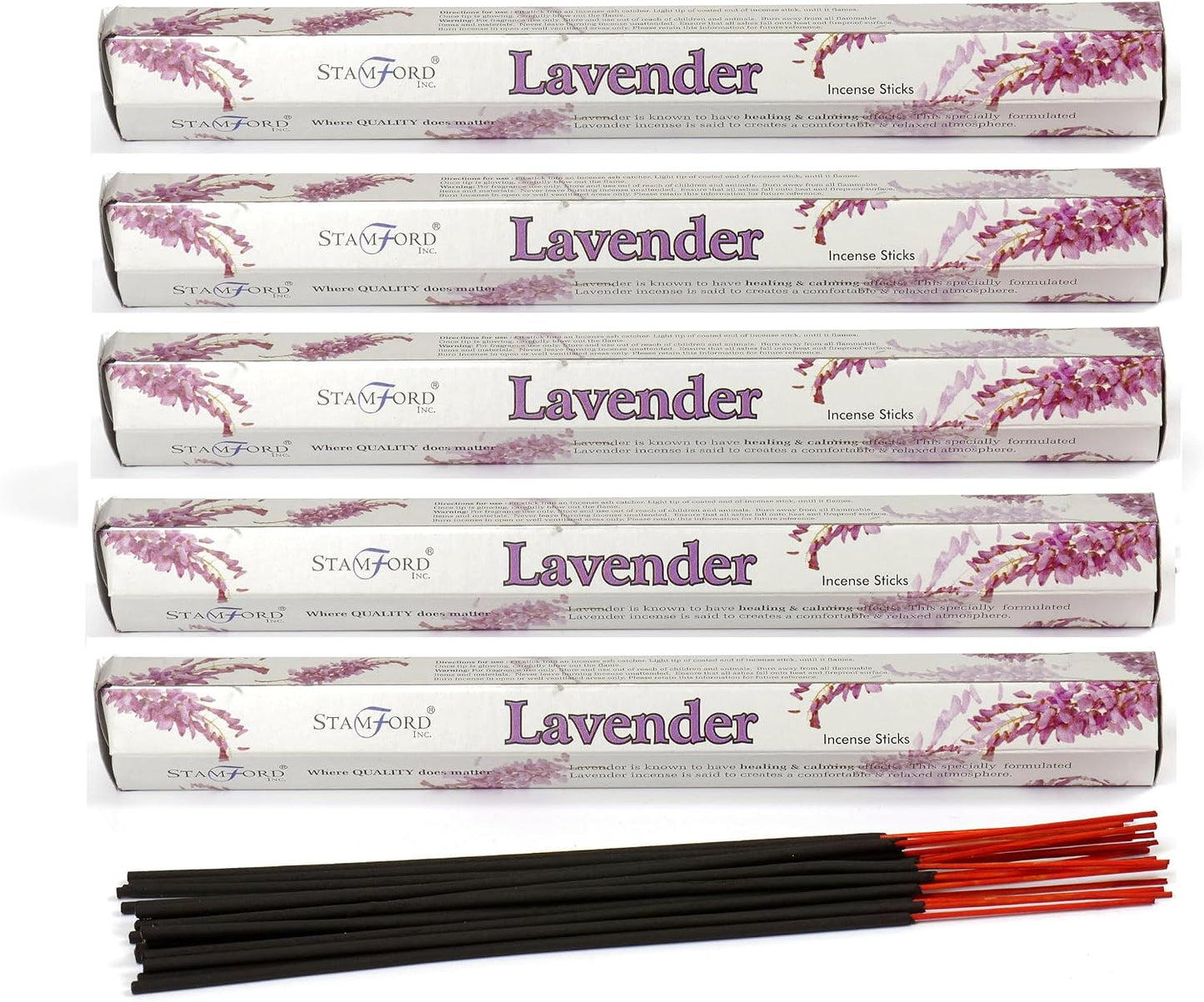 Stamford Lavender Incense Sticks, Pack of 100