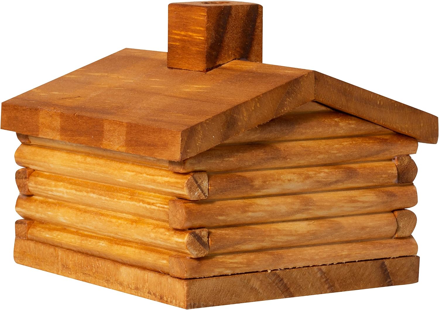 Paine's Log Cabin Incense Burner with 10 Cedar Cones