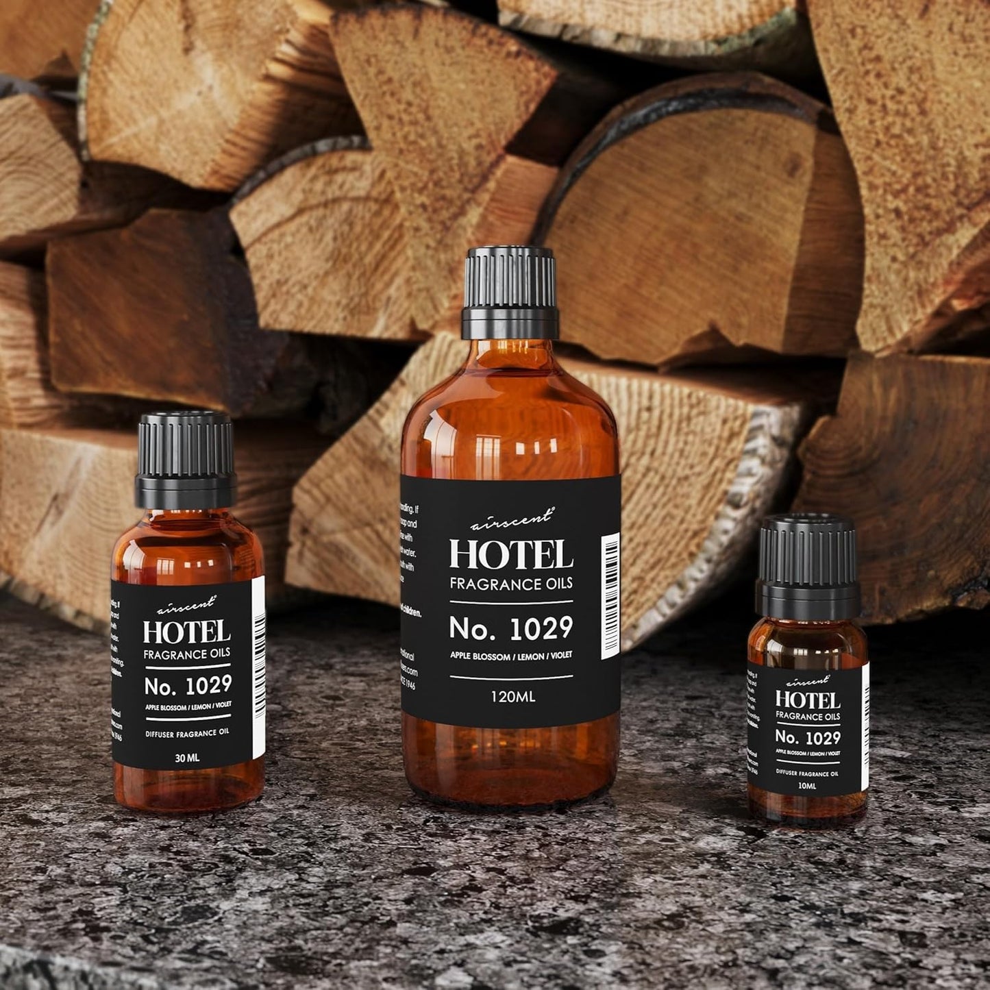 AirScent Hotel Diffuser Oil No. 1029 Inspired by The Floral Breeze Hotel Scent - Premium Fragrance Oil for Ultrasonic and Waterless Diffusers and Crafting - 30 mL, 1 fl oz Glass Bottle with Dropper