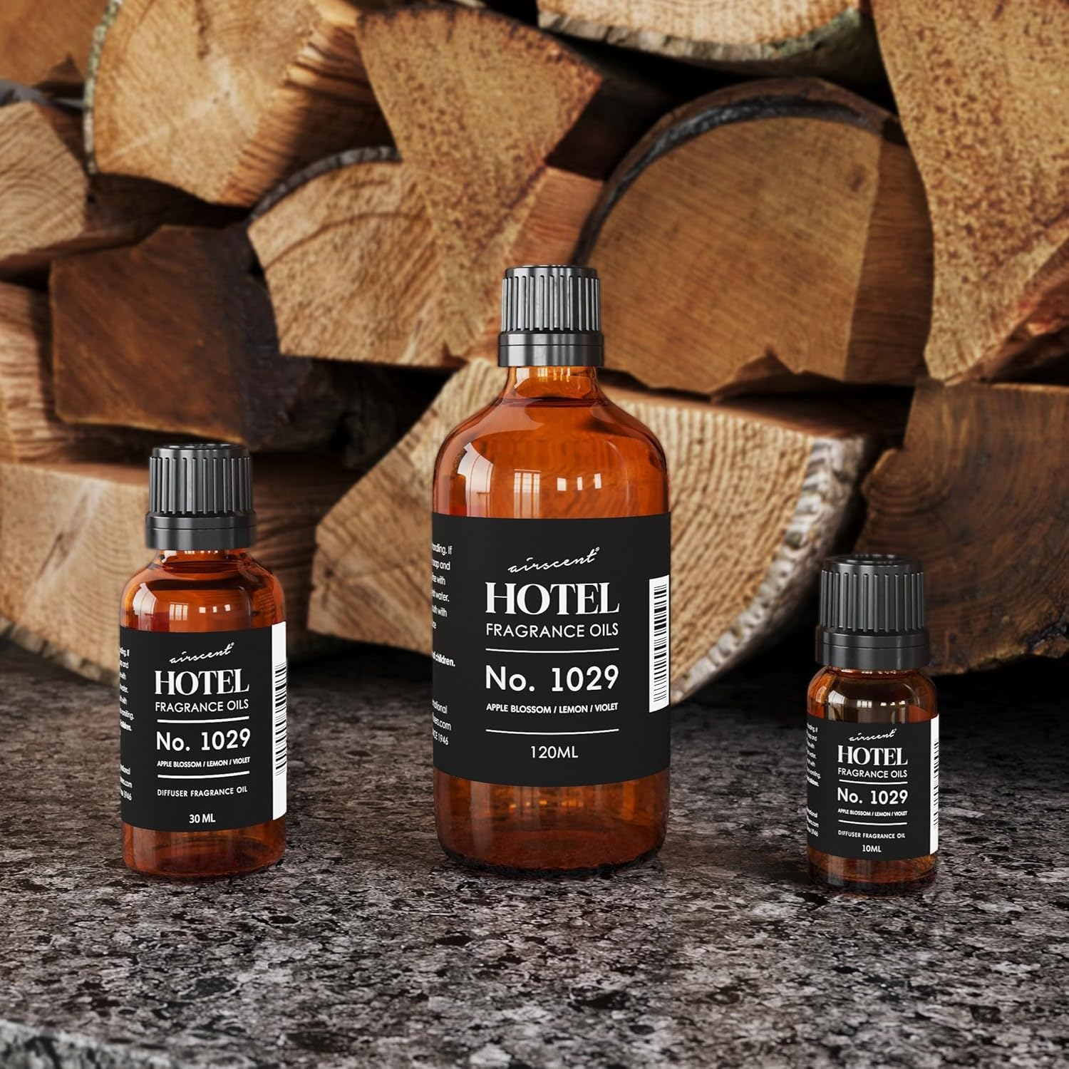 AirScent Hotel Diffuser Oil No. 1029 Inspired by The Floral Breeze Hotel Scent - Premium Fragrance Oil for Ultrasonic and Waterless Diffusers and Crafting - 30 mL, 1 fl oz Glass Bottle with Dropper