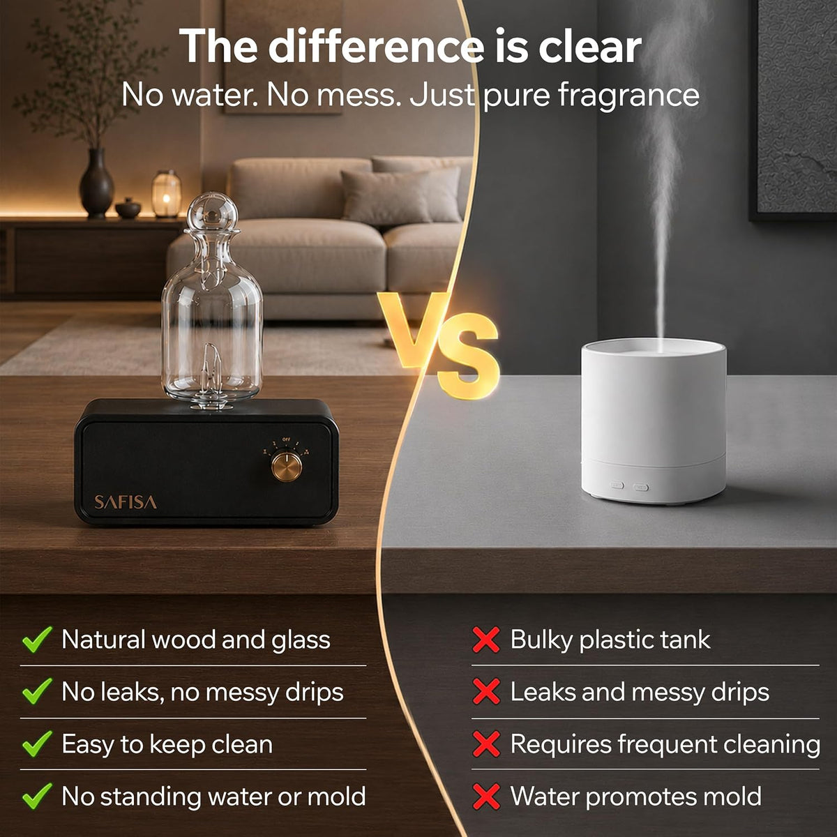 Nebulizing Waterless Essential Oil Diffuser