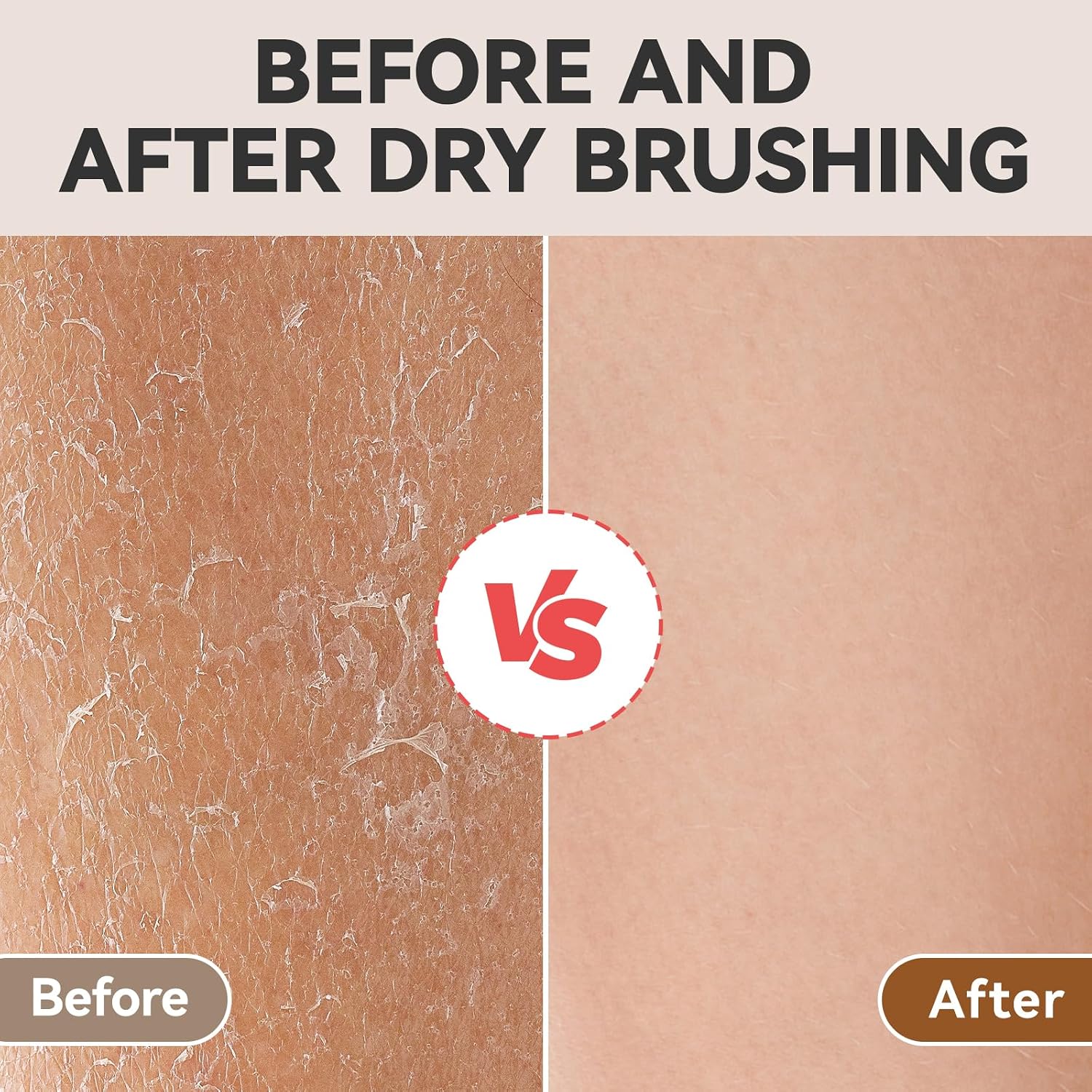 Body Brush Dry Brushing Bath Brush Gentle Skin Exfoliate Massage Scrub 100% Nature Boar Bristles Bamboo Wood Improve Blood Circulation Wet & Dry Smooth Fresh Treatment,with Canvas Bag