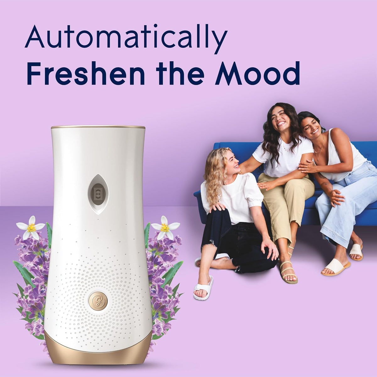 Glade Automatic Spray Refill, Air Freshener for Home and Bathroom, Tranquil Lavender &amp; Aloe, 6.2 Oz