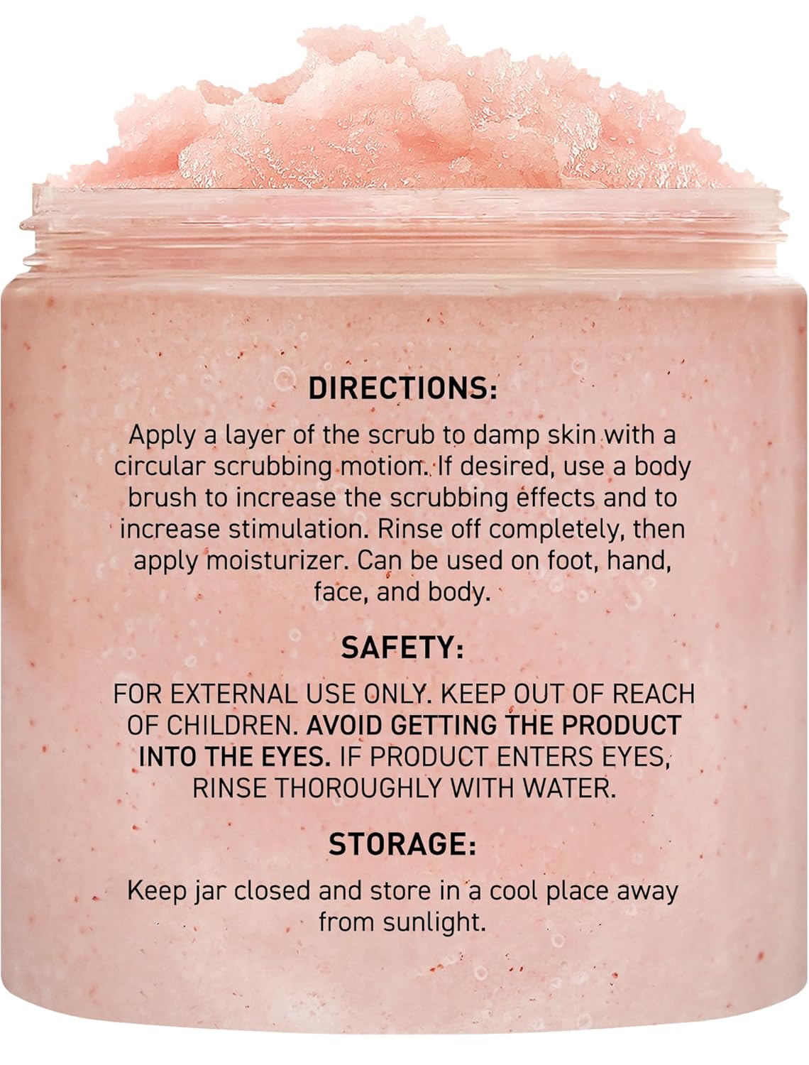 Brooklyn Botany Himalayan Salt Body Scrub - Moisturizing and Exfoliating Body, Face, Hand, Foot Scrub - Fights Stretch Marks, Fine Lines, Wrinkles - Great Gifts for Women & Men - 10 oz