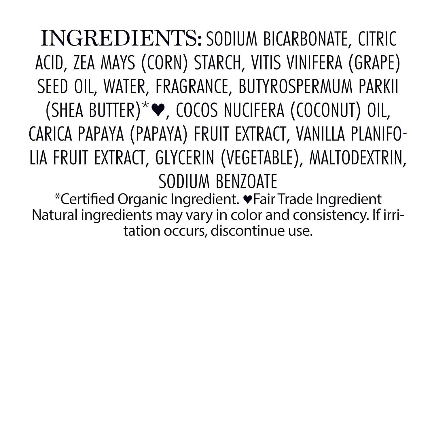 Nubian Heritage Bath Bombs Coconut and Papaya Renewing Bath and Body Products 1.6 oz 6 Count