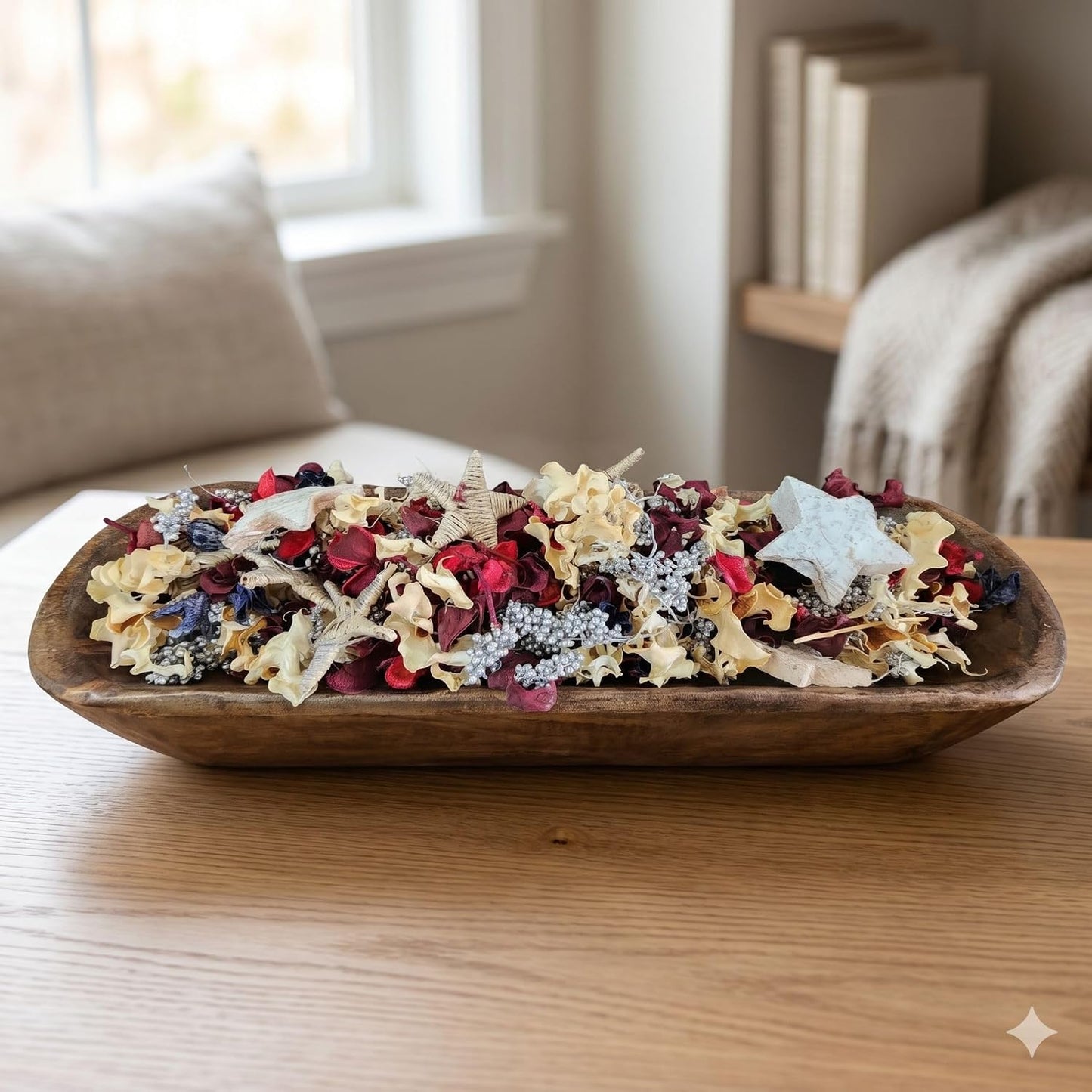 Stars & Stripes Handcrafted Potpourri – Patriotic Dough Bowl Filler
