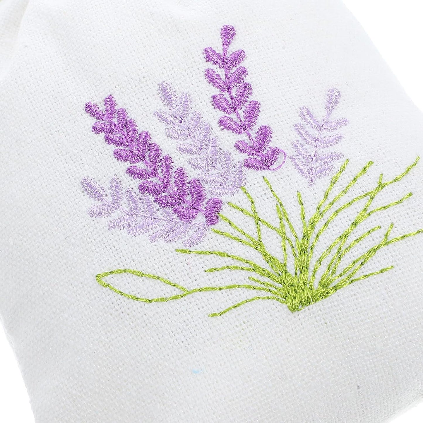 HOLIDYOYO Refillable Sachet Bags 10 Pack Cotton Drawstring Pouches 5.51X3.93 Inch Portable Empty Sachet Bags for Lavender Aromatherapy Jewelry Storage and Home Fragrance