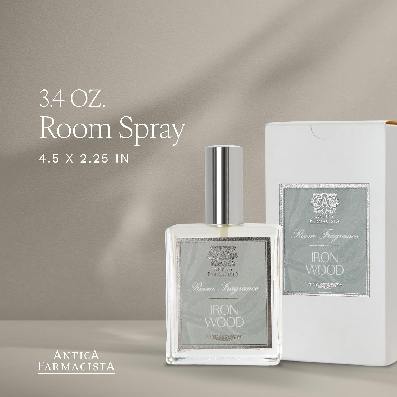 Antica Farmacista Room Spray - Elegant House Spray - Long-Lasting, Room Fragrance - Luxury Gift for Housewarming - Ironwood, 3.4 fl oz