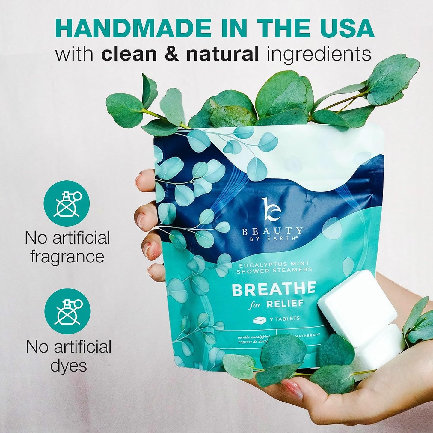 Shower Steamers Aromatherapy - USA Made with Natural Ingredients, Shower Bombs with Essential Oil, Self Care Gifts for Women & Men