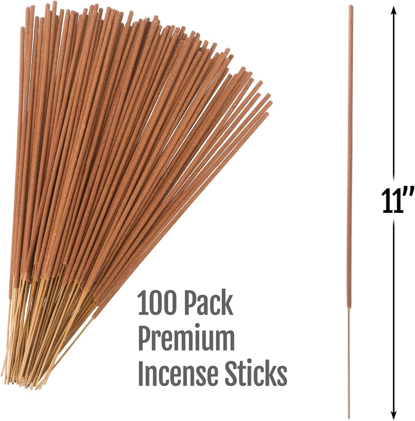 Mintronella USA Made Citronella & Peppermint Mosquito Repellent Incense Sticks – 100 Pack – Natural Bug & Insect Repellent – Outdoor Camping, Patio Decor – No‑See‑Um & Gnats, Fly