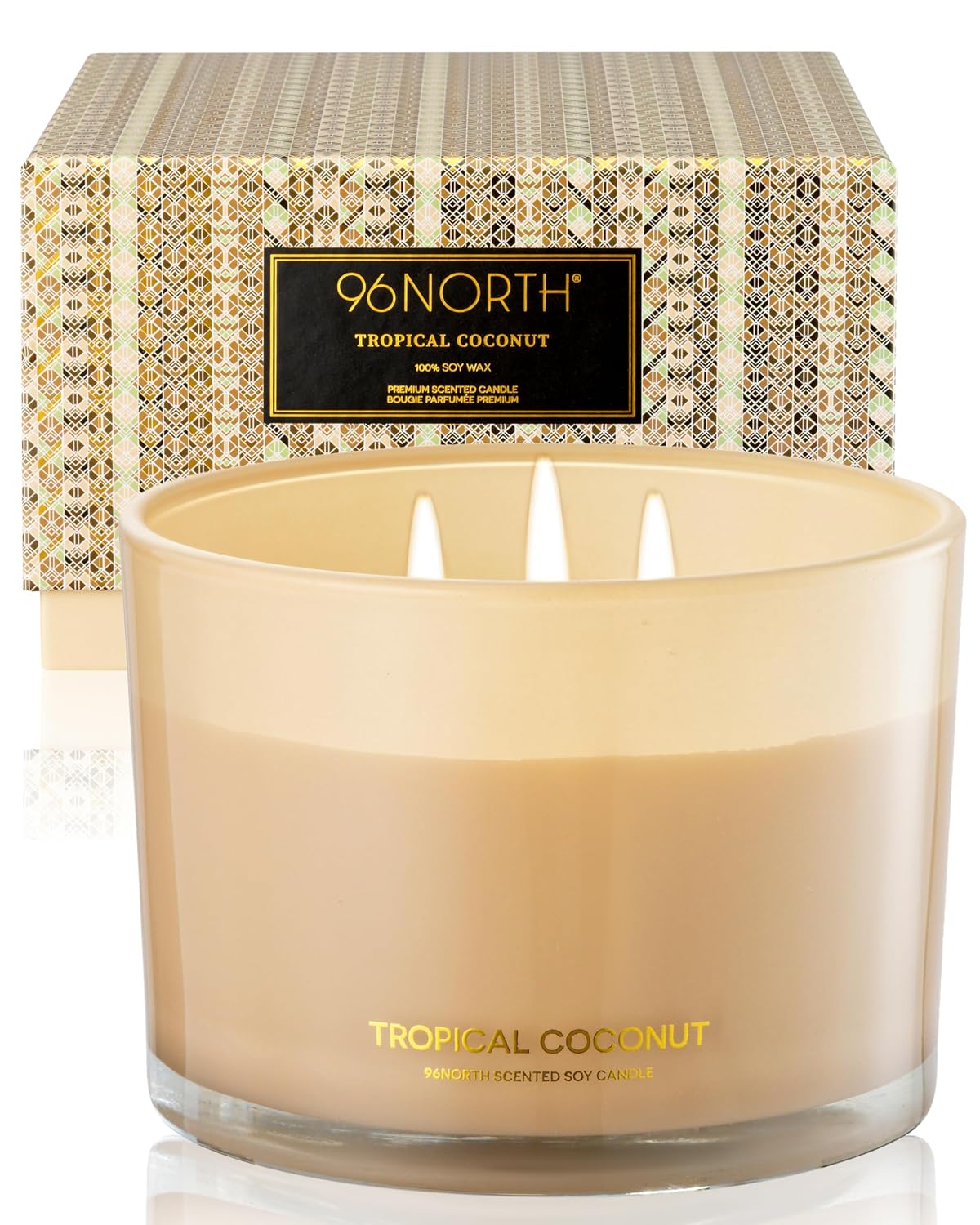 96NORTH Luxury Coconut Soy Candle