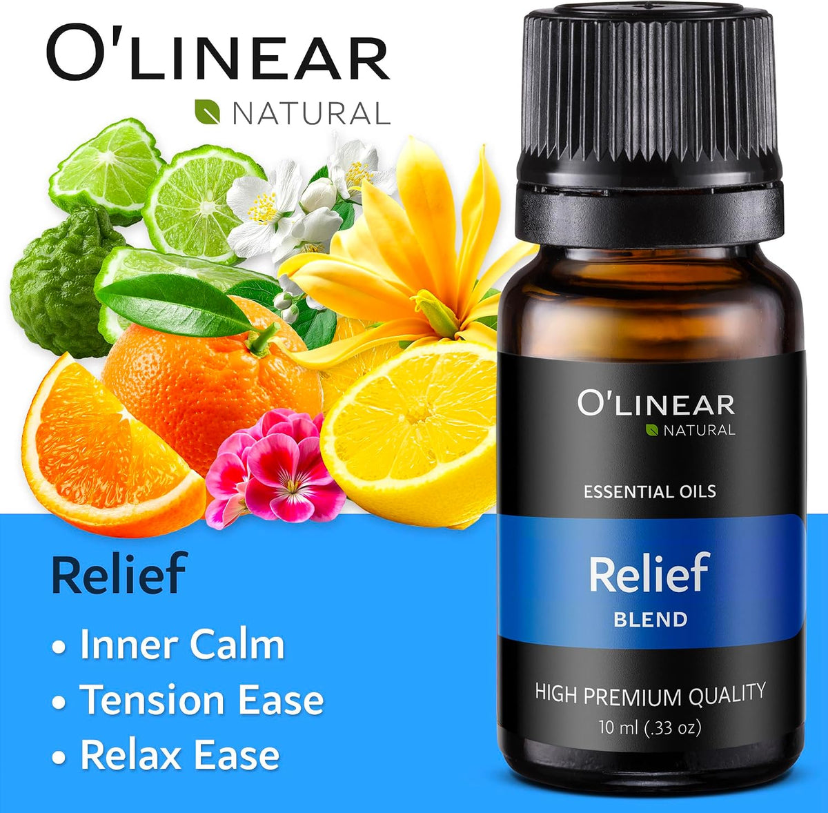 O'linear Top 6 Blends Essential Oils Set - Aromatherapy Diffuser Blends for Sleep
