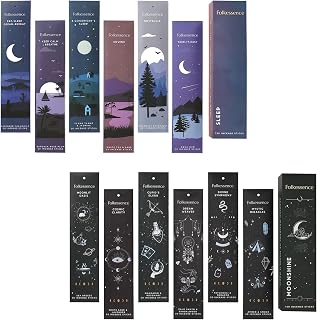 Folkulture Incense Sticks, Set of 6 Insenses (120 Sticks) Variety Pack - Farmhouse Gift Set, Natural and Non Toxic (Total 240 Sticks)