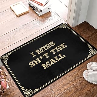 Cute Bath Cooking Floor Mat I Miss Sh*t The Mall - Stand Up Shower | Fluffy/Bubble Bath Mat Tub Spa Massager - Foot for Room Stuff(65X90CM)