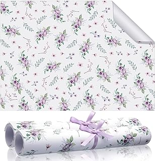 BBTO 10 Sheets Drawer Liners for Dresser, Non Adhesive Scented Drawer Paper Liners, 15.8 x 22 Inch, for Fragrant Home Shelf Closet Bedroom Cabinets(Floral Style)