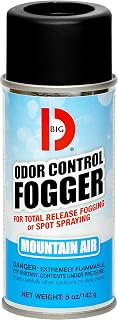 Big D 344 Odor Control Fogger, Mountain Air Fragrance-Kills odors from fire, flood, decomposition, skunk, cigarettes, musty smells-Ideal for use in cars, property management, hotels ,5 oz (Pack of 12)