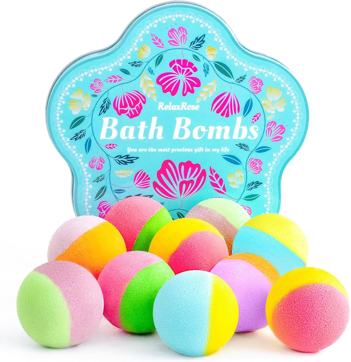 10 Pack Bath Bombs for Women, Mother’s Day Gift for Mom