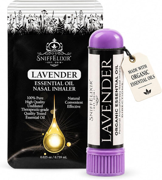 Lavender Essential Oil Aromatherapy Nasal Stick Vapor Inhaler for Sleep Aid