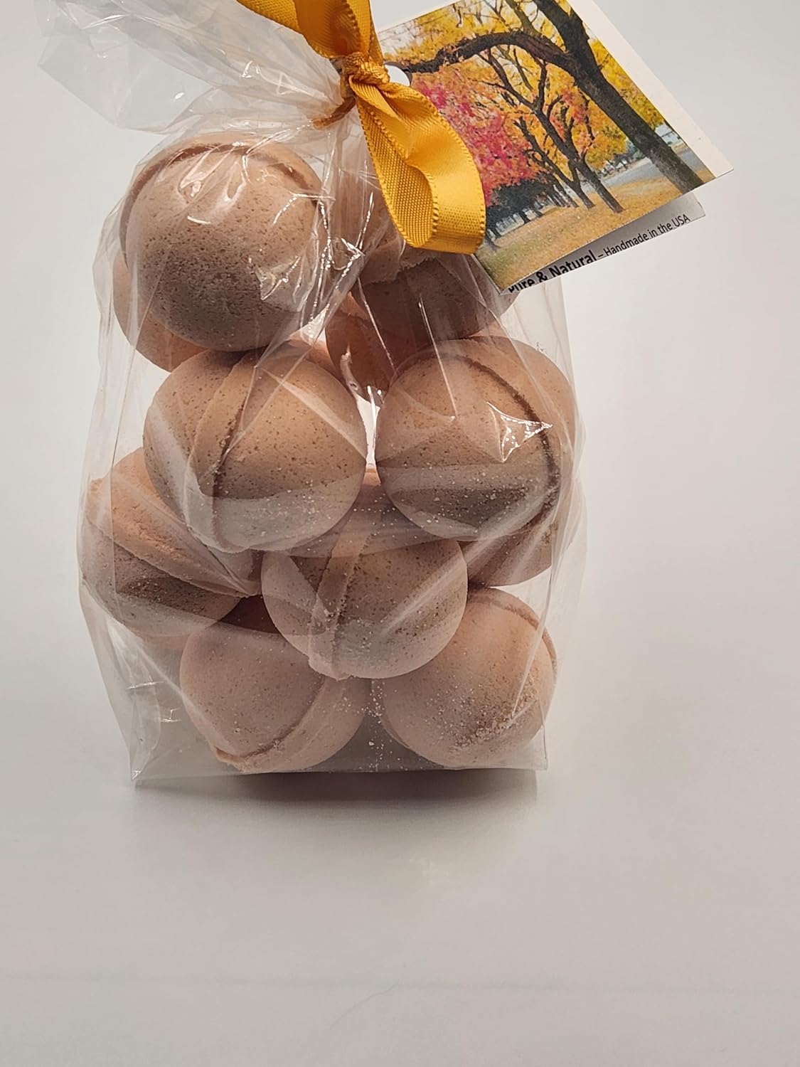 Spa Pure Pumpkin Spice Bath Bombs - USA Made with Shea Butter, Ultra-Moisturizing, Great for Dry Skin (14 Count) Pack of 1