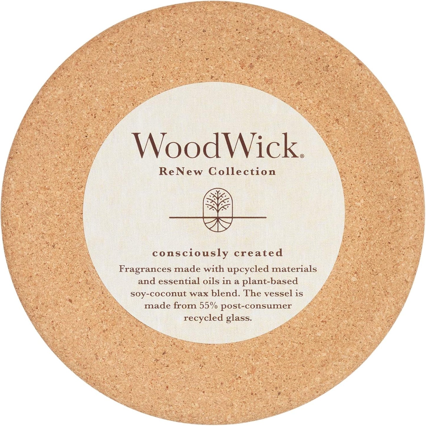 WoodWick Ginger & Turmeric Gifts for Women and Men, 6 oz. Renew Medium Candle with Crackling Wick