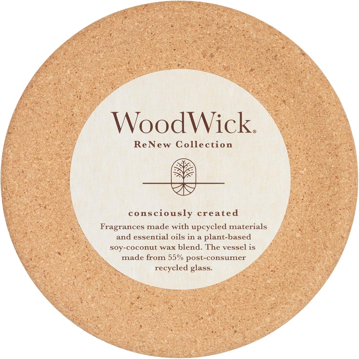 WoodWick Ginger & Turmeric Gifts for Women and Men, 6 oz. Renew Medium Candle with Crackling Wick
