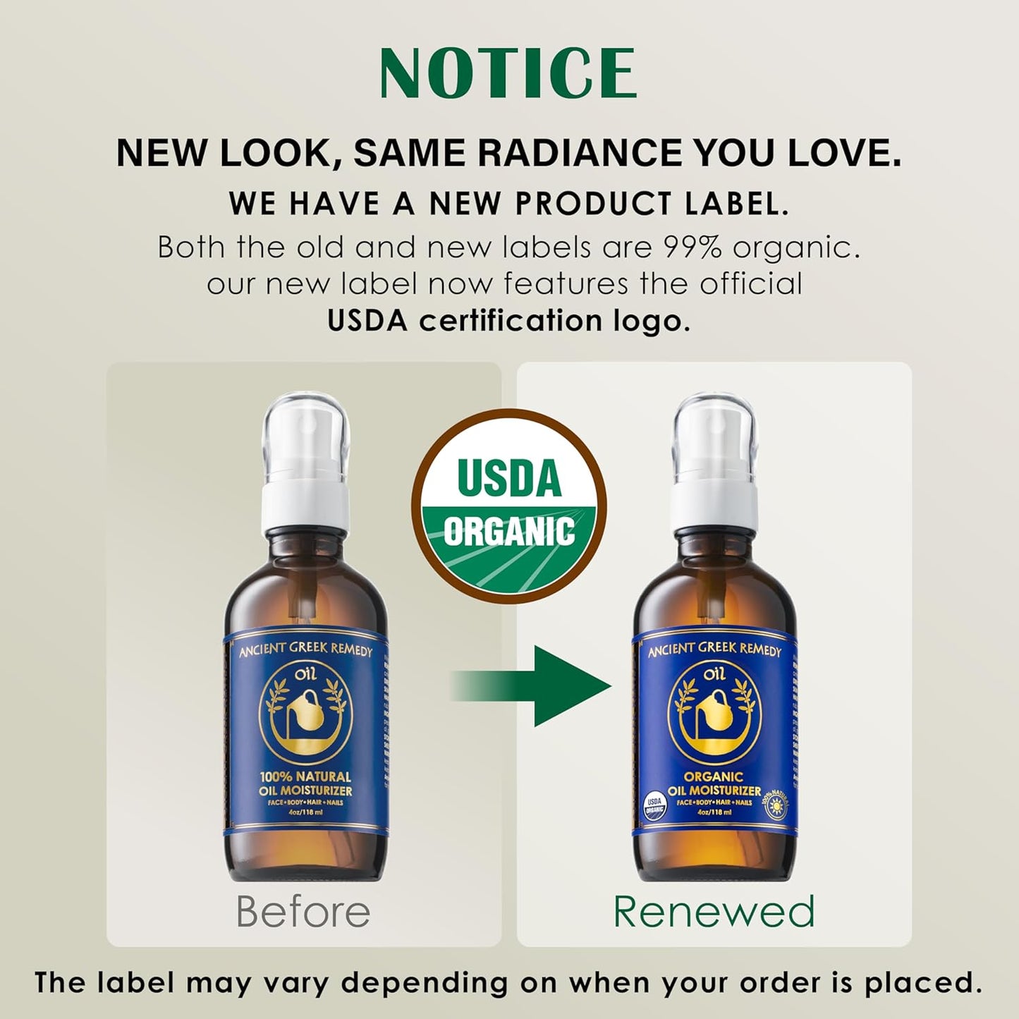 Ancient Greek Remedy Body Oil - Organic After Shower Face Oil & Body Moisturizer for Dry Skin - Almond, Jojoba, Olive, Lavender, Vitamin E Oils - Natural Clean Facial Skincare for Women & Men 4 oz