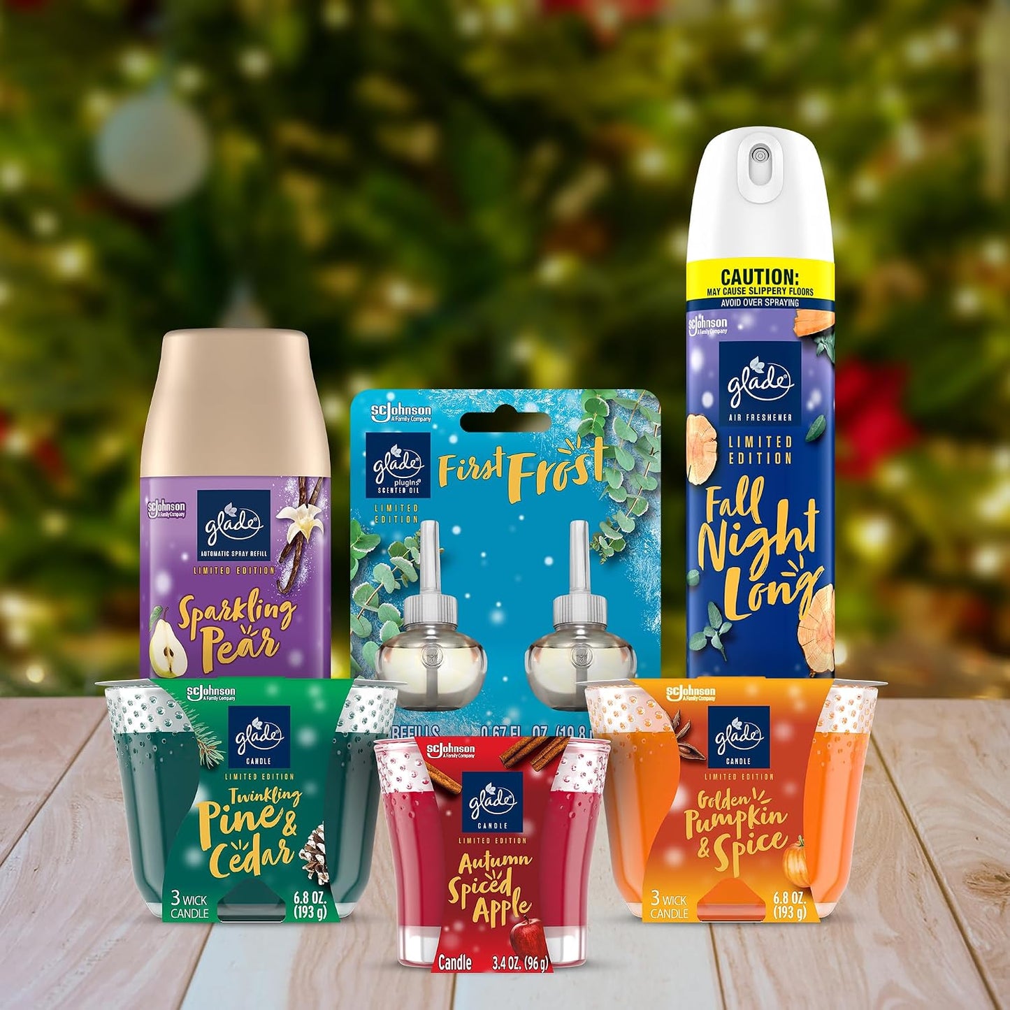 Glade Air Freshener Room Spray, Golden Pumpkin & Spice, 8.3 oz, 2 Count