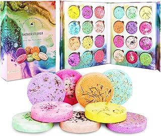 24-Pack Shower Steamer - Aromatherapy Shower Steamer Tablets with Pure Essential Oils and Sea Salt - Natural Vaporizing Shower Tablets Bath Gift Set