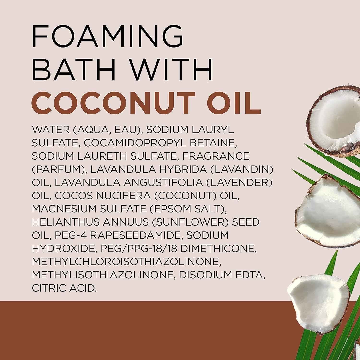 Dr Teal's Foaming Bath with Pure Epsom Salt, Nourish & Protect with Coconut Oil, 34 fl oz (Pack of 4)
