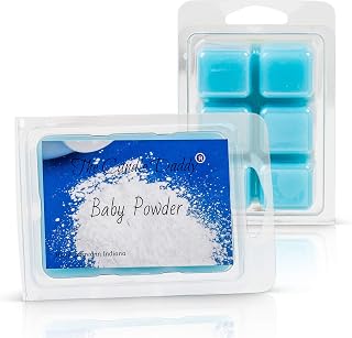 Baby Powder Scented Melt- Maximum Scent Wax Cubes/Melts- 1 Pack -2 Ounces- 6 Cubes